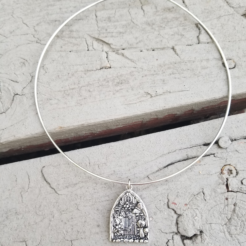 Fairy door renaissance necklace